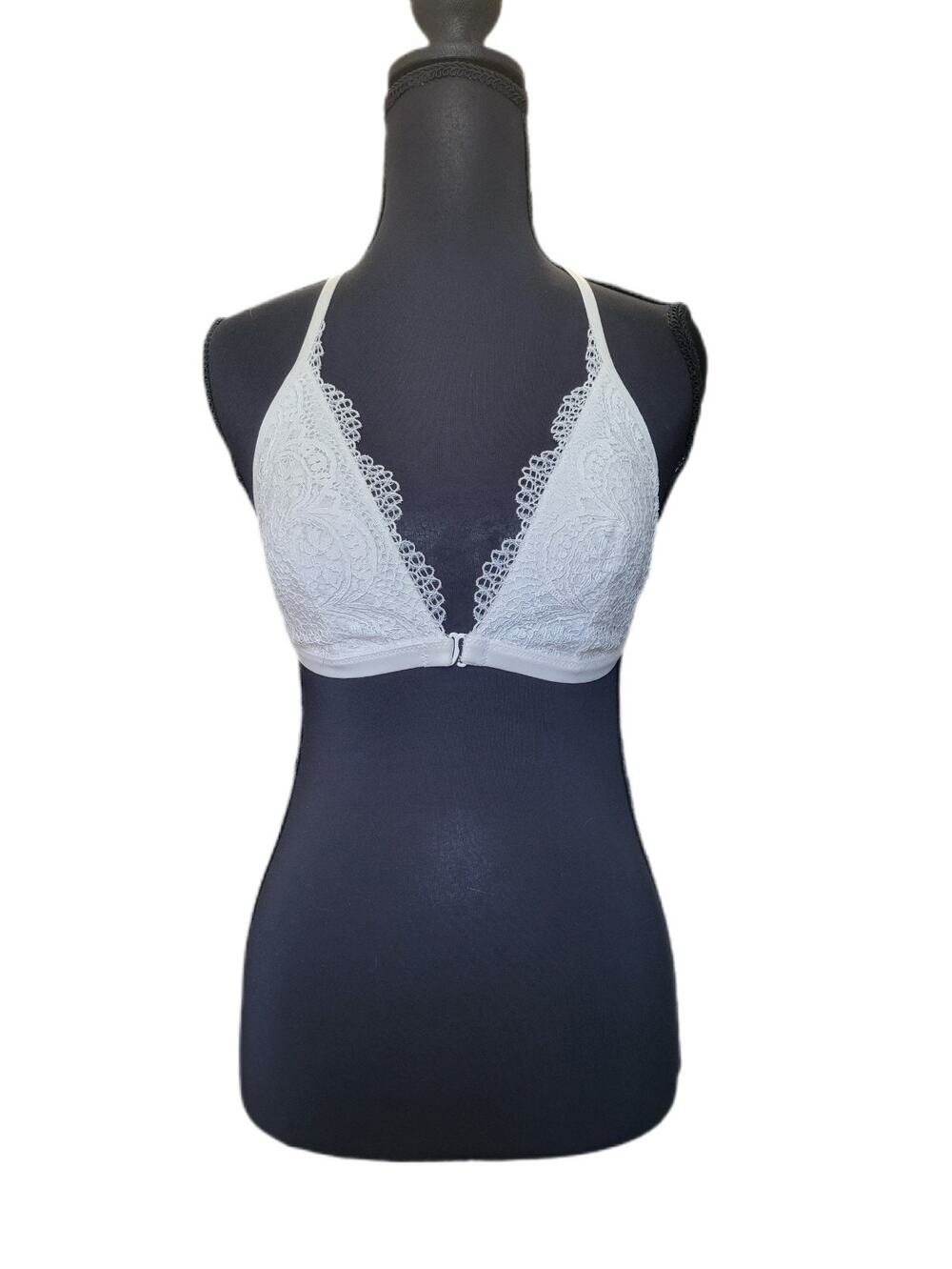 Victoria Secret M Lace Cottagecore Soft Girl Racerback Dainty Festival Bralette